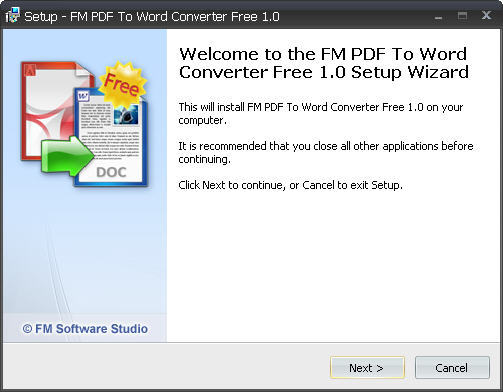 FM PDF To Word Converter Free - Screenshot #9
