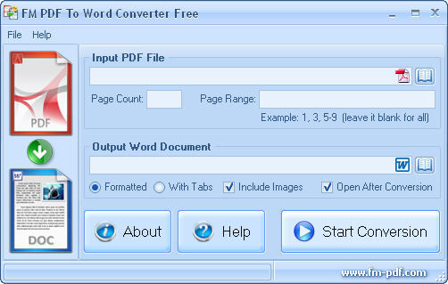 FM PDF To Word Converter Free - Screenshot #8