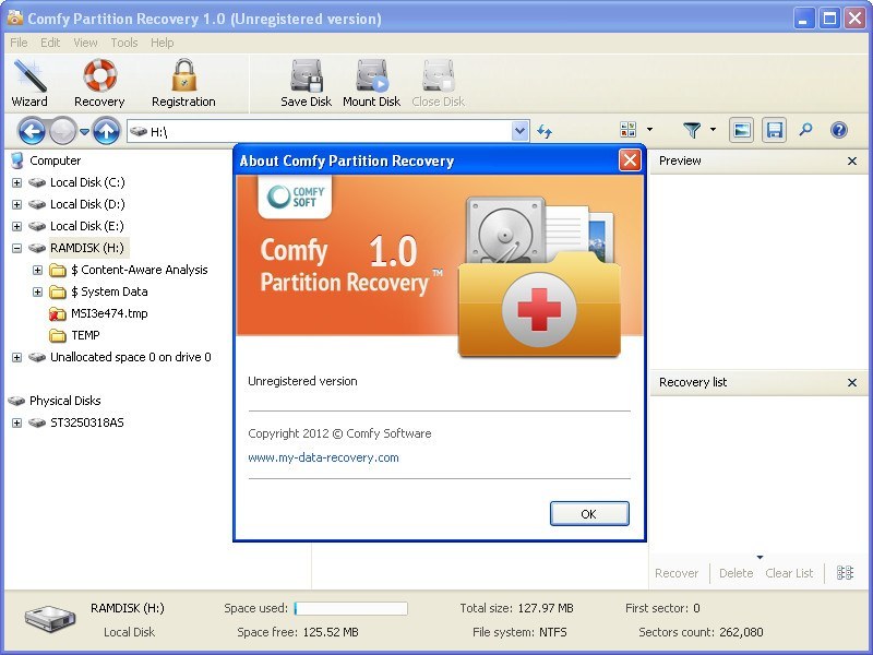 download the last version for ios Comfy Partition Recovery 4.8