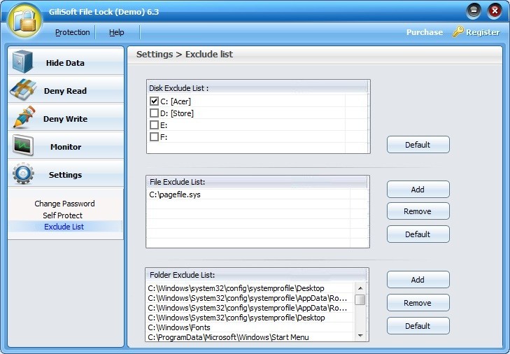 GiliSoft File Lock - Screenshot #6