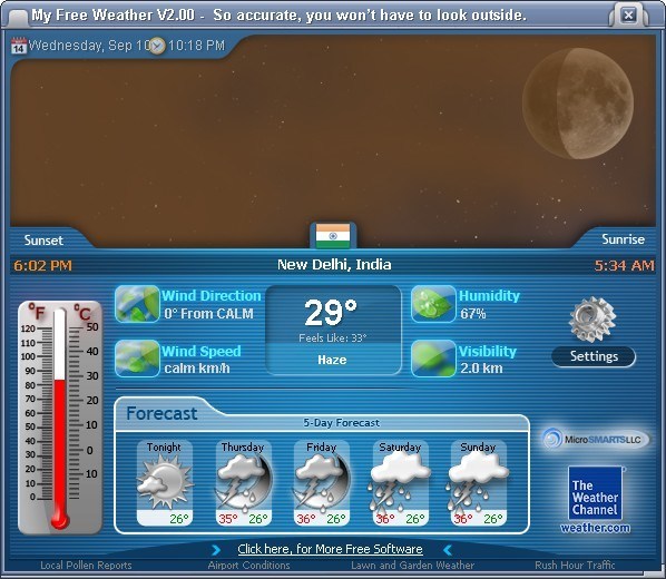 MyFreeWeather - Screenshot #3