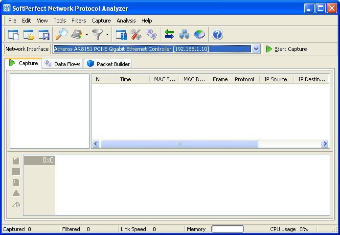 SoftPerfect Network Protocol Analyzer - Screenshot #2