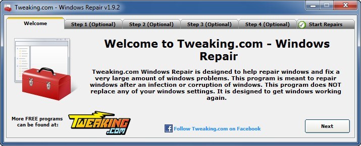 tweaking windows repair pro full version