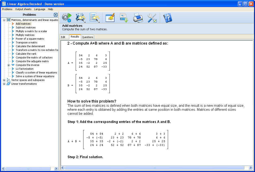 Linear Algebra Decoded - Screenshot #3