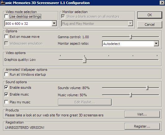 Titanic Memories 3D Screensaver and Animated Wallpaper - Screenshot #2