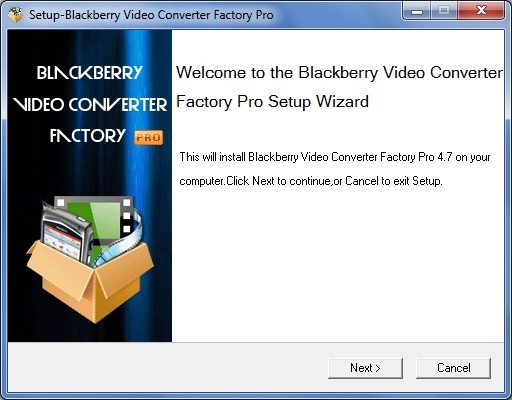 Blackberry Video Converter Factory Pro - Screenshot #1