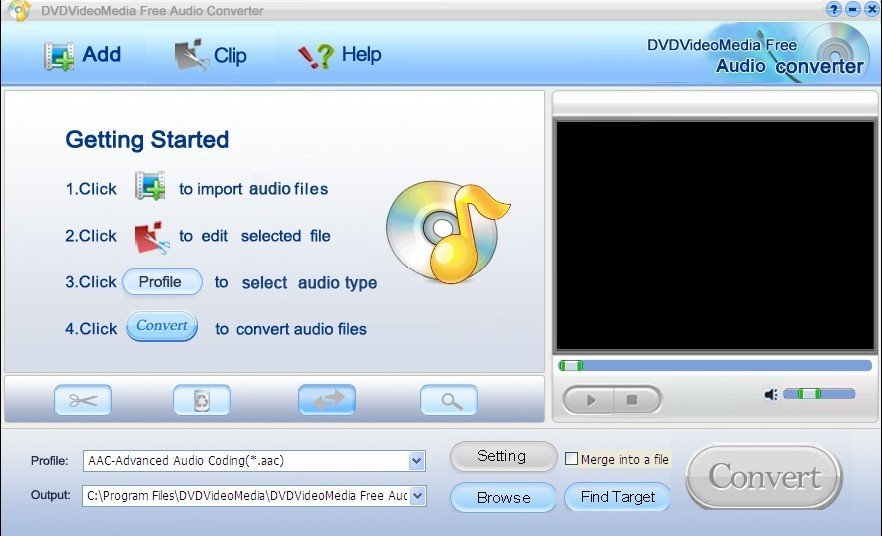 DVDVideoMedia Free Audio Converter - Screenshot #3