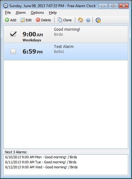Free Alarm Clock - Screenshot #14