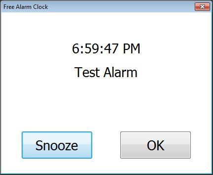 Free Alarm Clock - Screenshot #12