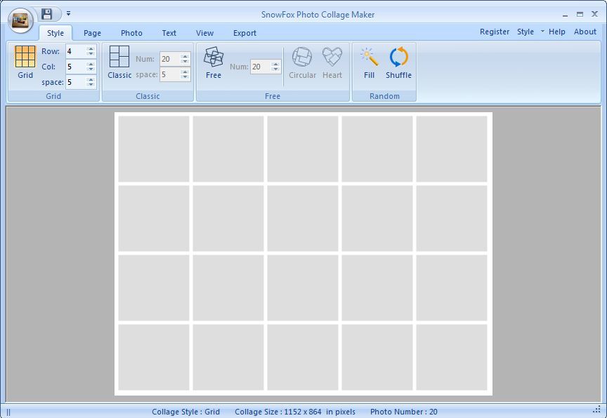 SnowFox Photo Collage Maker - Screenshot #3