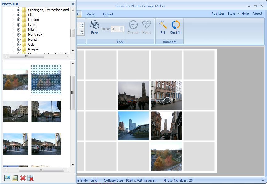 SnowFox Photo Collage Maker - Screenshot #2