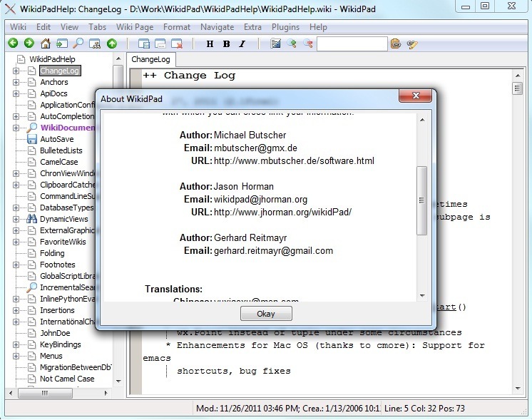 WikidPad download for free - SoftDeluxe