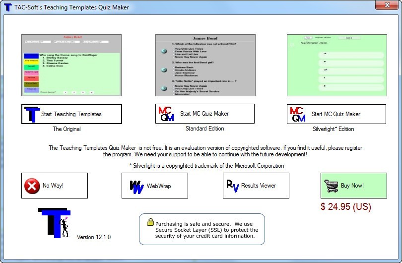 Teaching Templates Quiz Maker - Screenshot #4