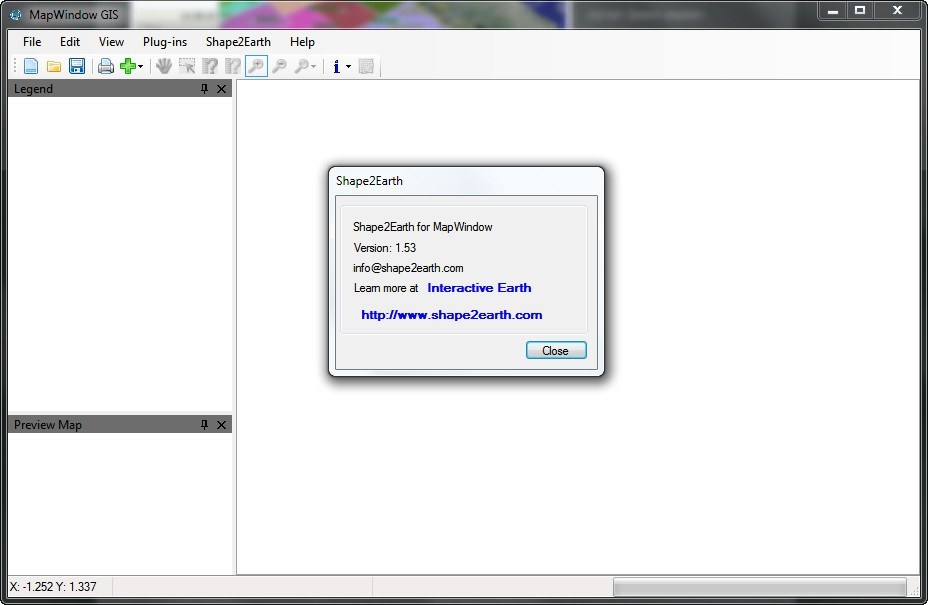 Shape2Earth for MapWindow GIS - Screenshot #1