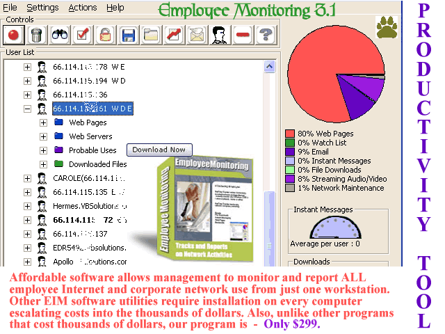 Employee Monitoring - Screenshot #1