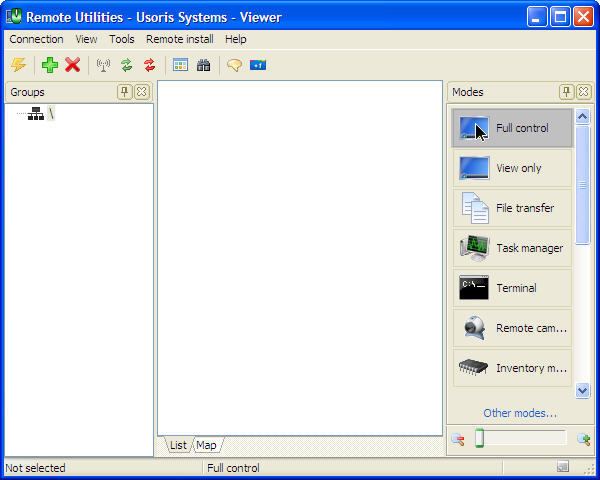 download the new for windows Remote Utilities Viewer 7.2.2.0