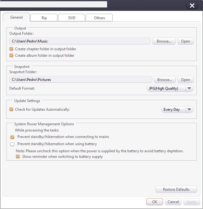 Xilisoft DVD Audio Ripper - Screenshot #3