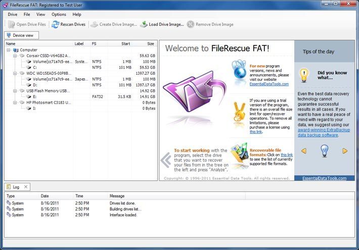 FileRescue for FAT - Screenshot #2