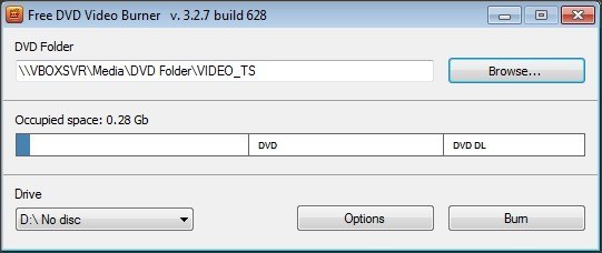 Free DVD Video Burner - Screenshot #3