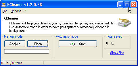 KC Softwares KCleaner - Screenshot #23