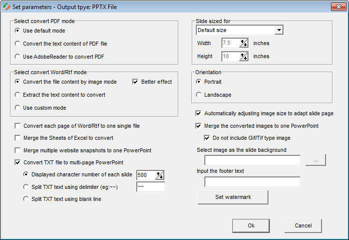 Okdo All to PowerPoint Converter Professional - Screenshot #8