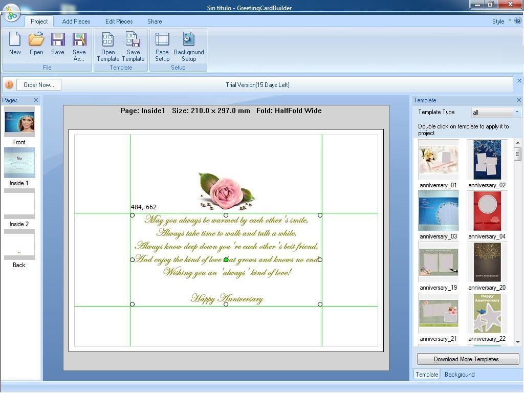 Greeting Card Builder - Screenshot #2