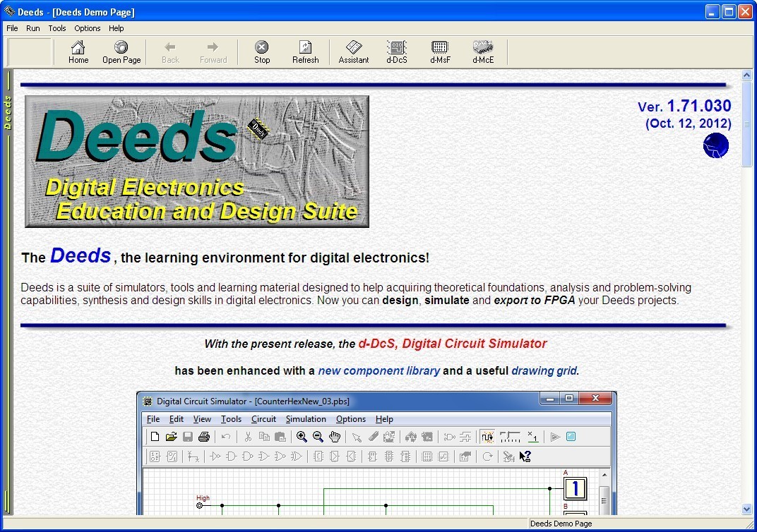 Deeds - Digital Electronics Education and Design Suite - Screenshot #3