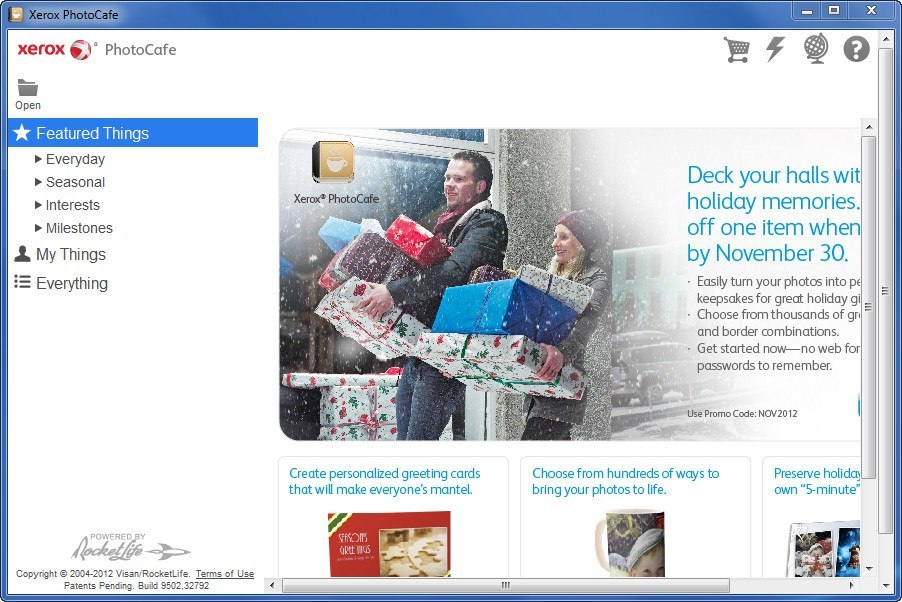 Xerox PhotoCafe - Screenshot #1