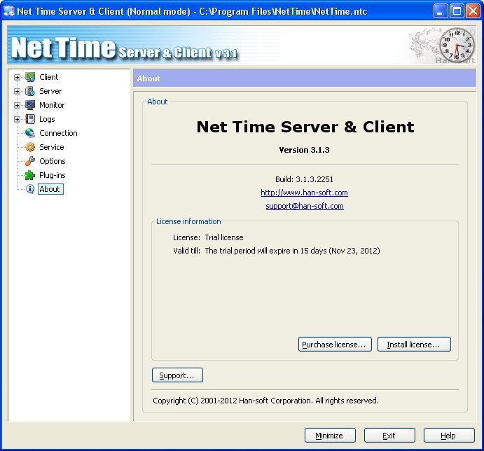 Net Time Server & Client latest version Get best Windows software
