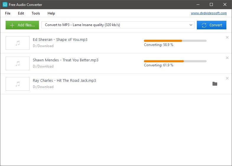 Free Audio Converter - Screenshot #5