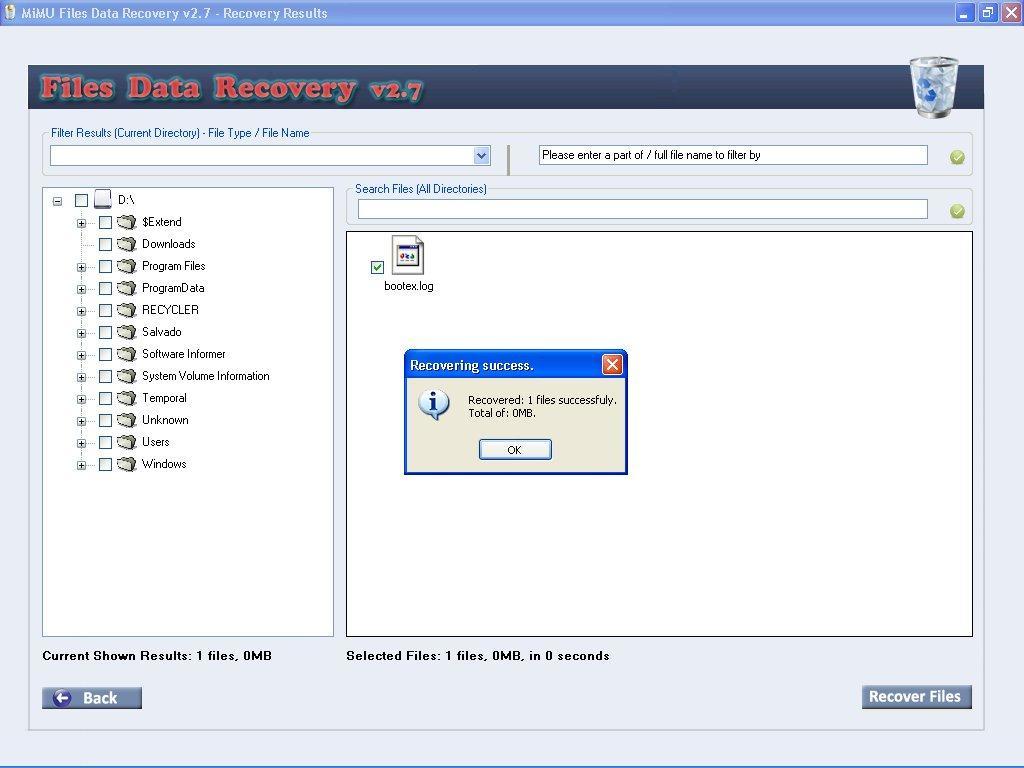 Files Data Recovery latest version - Get best Windows software