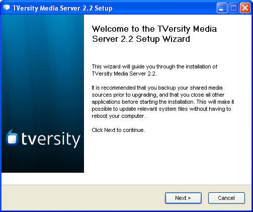 TVersity Media Server - Screenshot #2