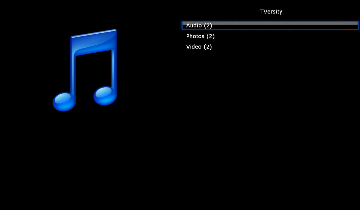 TVersity Media Server - Screenshot #1