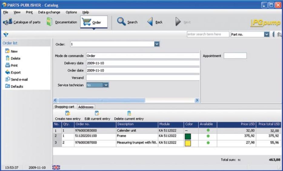 Docware PARTS-PUBLISHER - Screenshot #1