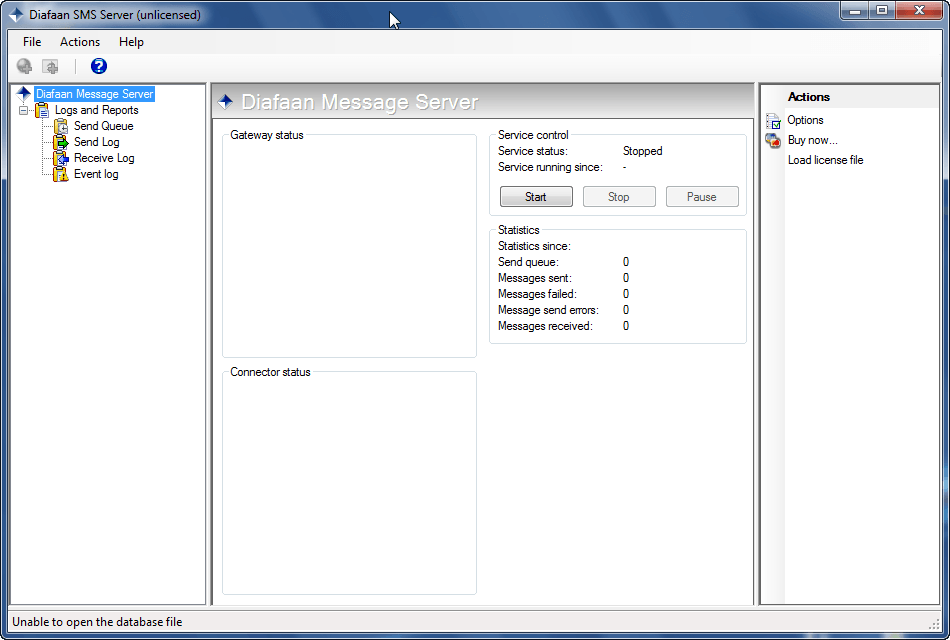 Diafaan SMS Server - Screenshot #7