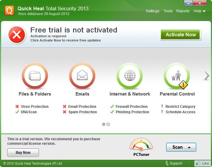 Quick Heal Total Security - Screenshot #7