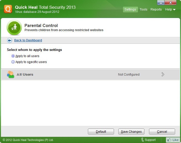 Quick Heal Total Security - Screenshot #5
