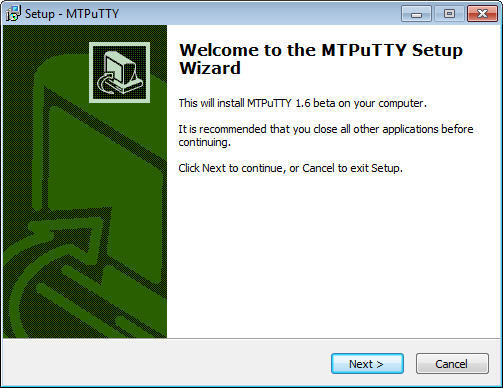 MTPuTTY - Screenshot #3