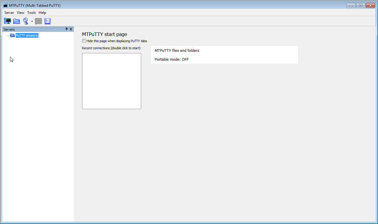 MTPuTTY - Screenshot #2