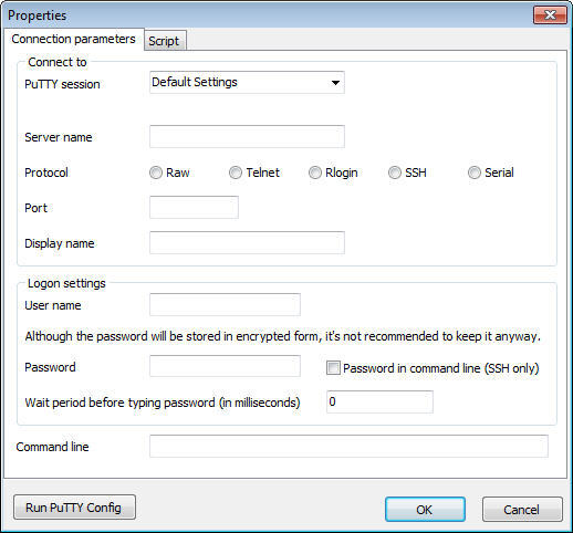 MTPuTTY - Screenshot #1