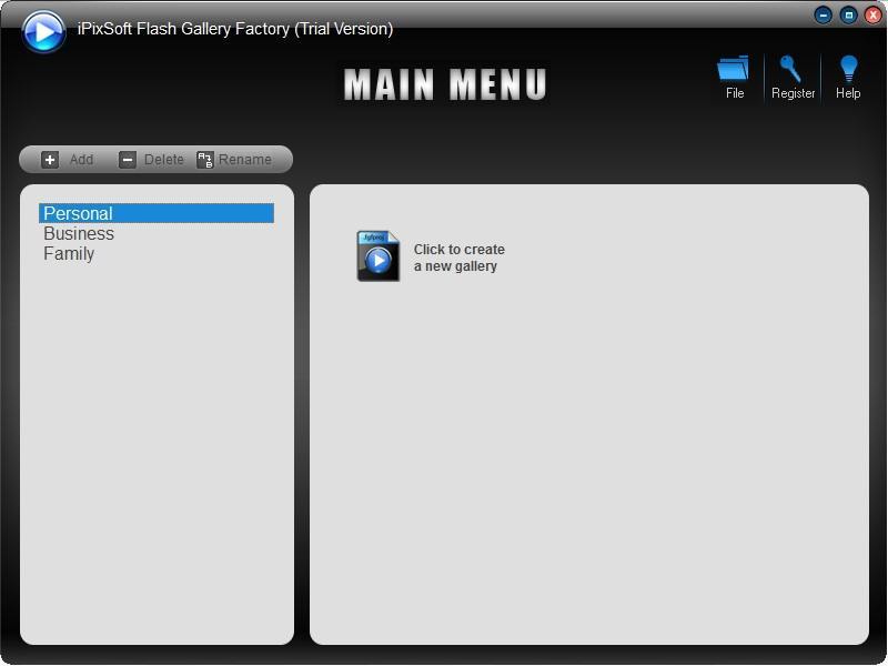 iPixSoft Flash Gallery Factory - Screenshot #7