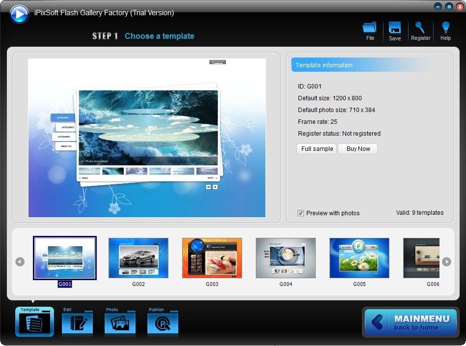iPixSoft Flash Gallery Factory - Screenshot #6