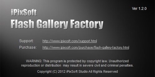 iPixSoft Flash Gallery Factory - Screenshot #4