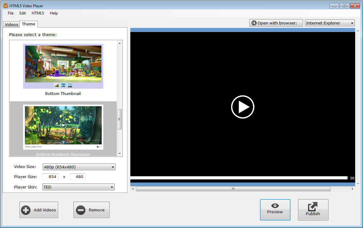 youtube html5 video playerfor xp