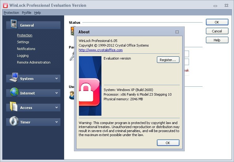 WinLock Professional - Screenshot #30