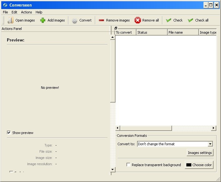 Converseen - Screenshot #4