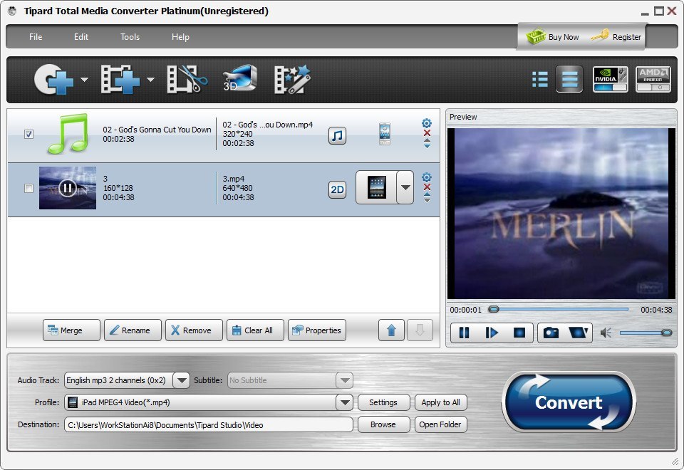 Tipard total media converter как пользоваться