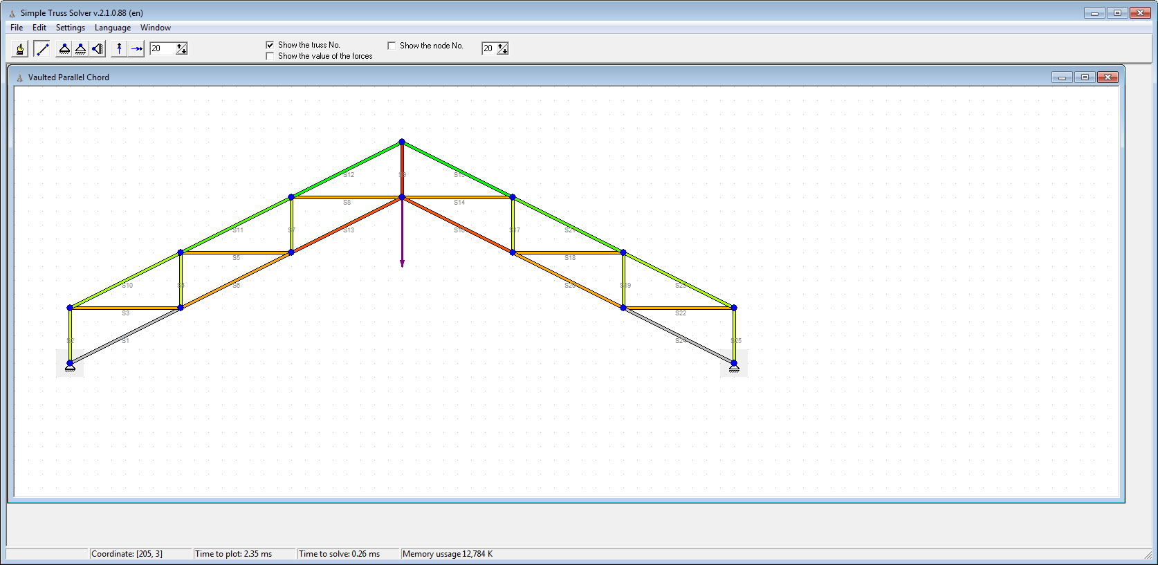 SimpleTruss - Screenshot #1