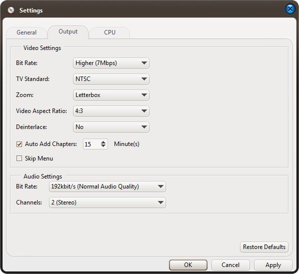 ImTOO AVI to DVD Converter - Screenshot #4