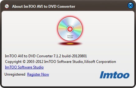 ImTOO AVI to DVD Converter - Screenshot #1
